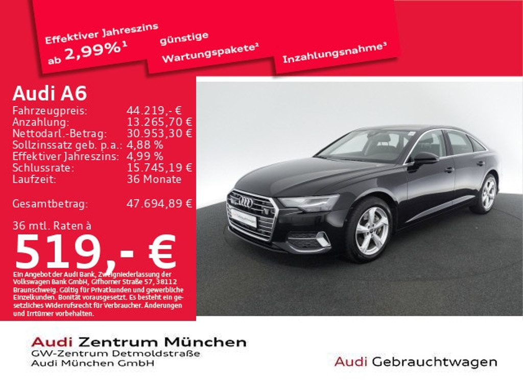 Audi A6 Sedan S-Tronic Sport 45 TFSI