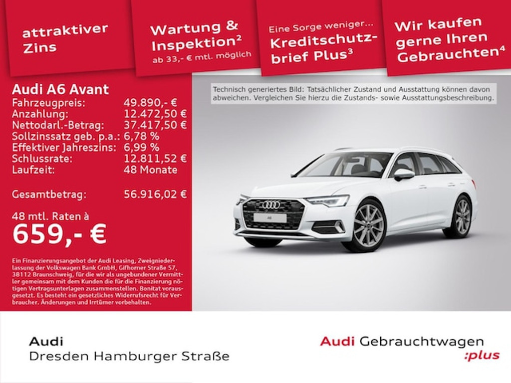 Audi A6 Avant Quattro S-Tronic Hybride 50 TFSI