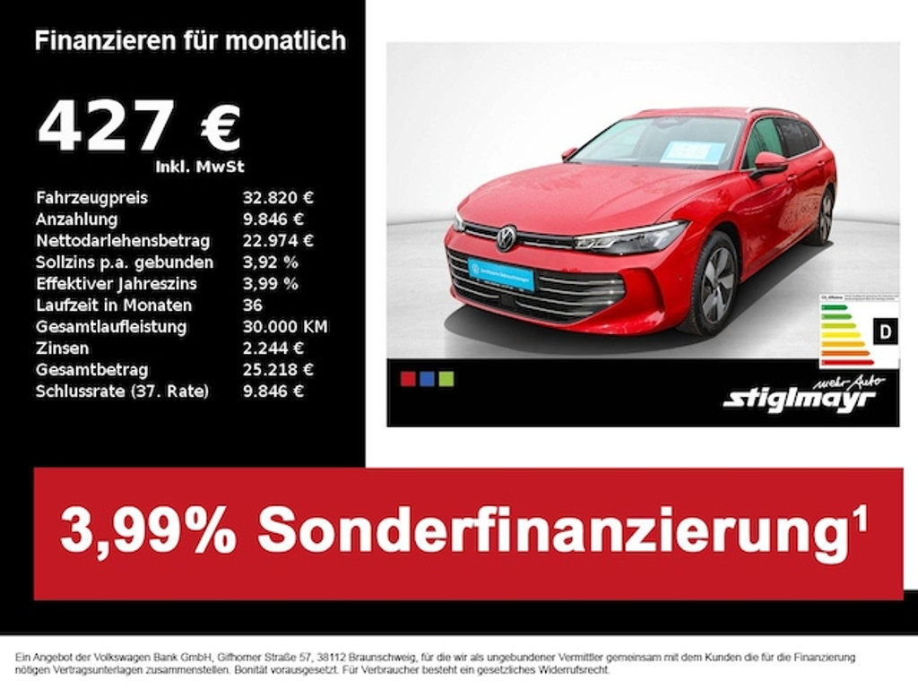 Volkswagen Passat Business DSG Variant 2.0 TDI