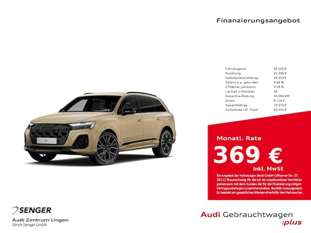 Audi Q7 Quattro S-Line 45 TDI