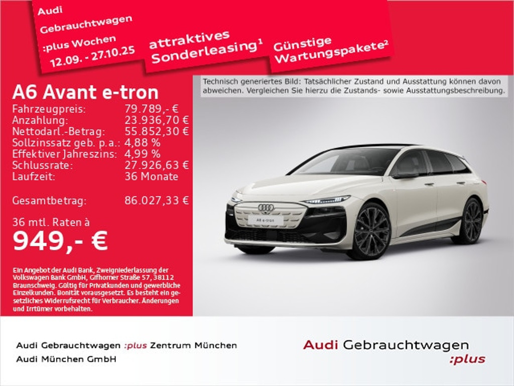 Audi A6 e-tron Avant Performance