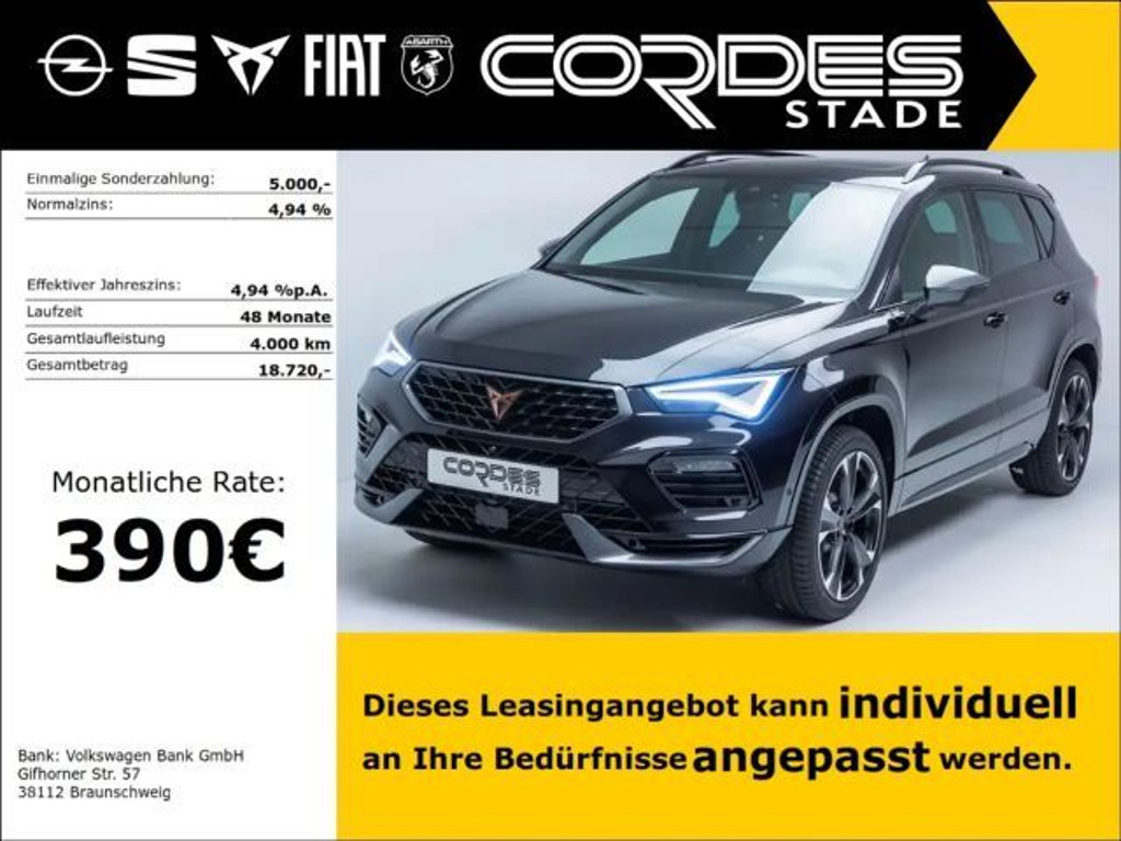 Cupra Ateca 4Drive 2.0 TSI VZ