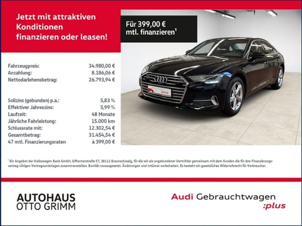 Audi A6 Sedan Quattro S-Tronic Sport 45 TDI