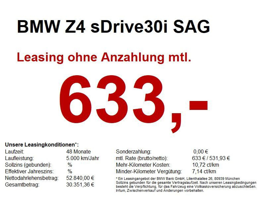 BMW Z4 Roadster sDrive30i