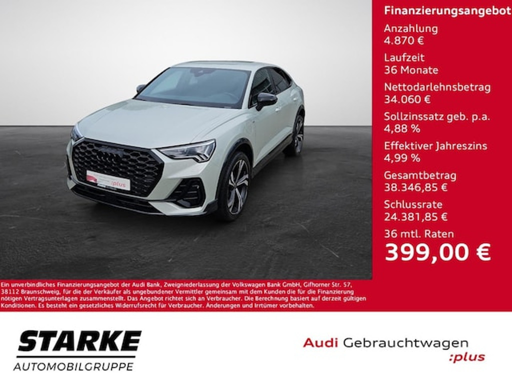 Audi Q3 Sportback S-Tronic Hybride 45 TFSI