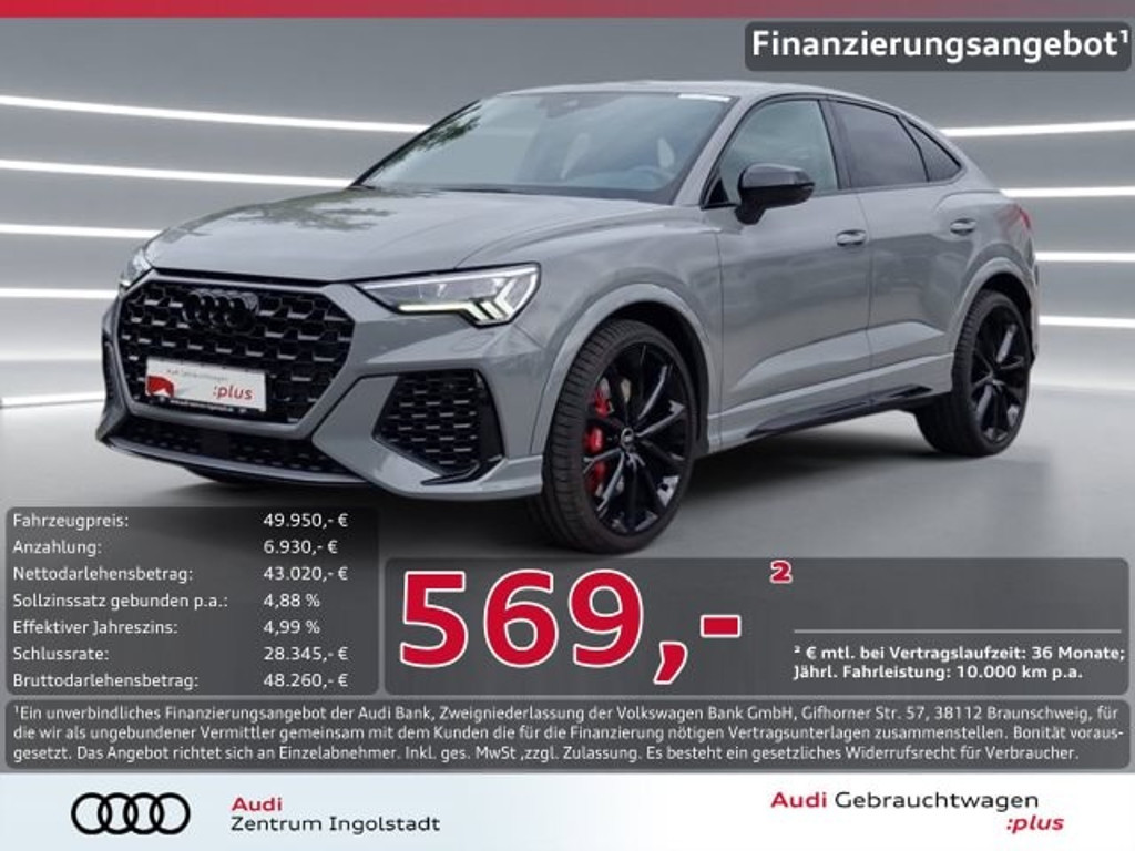 Audi RS Q3 Sportback Quattro S-Tronic