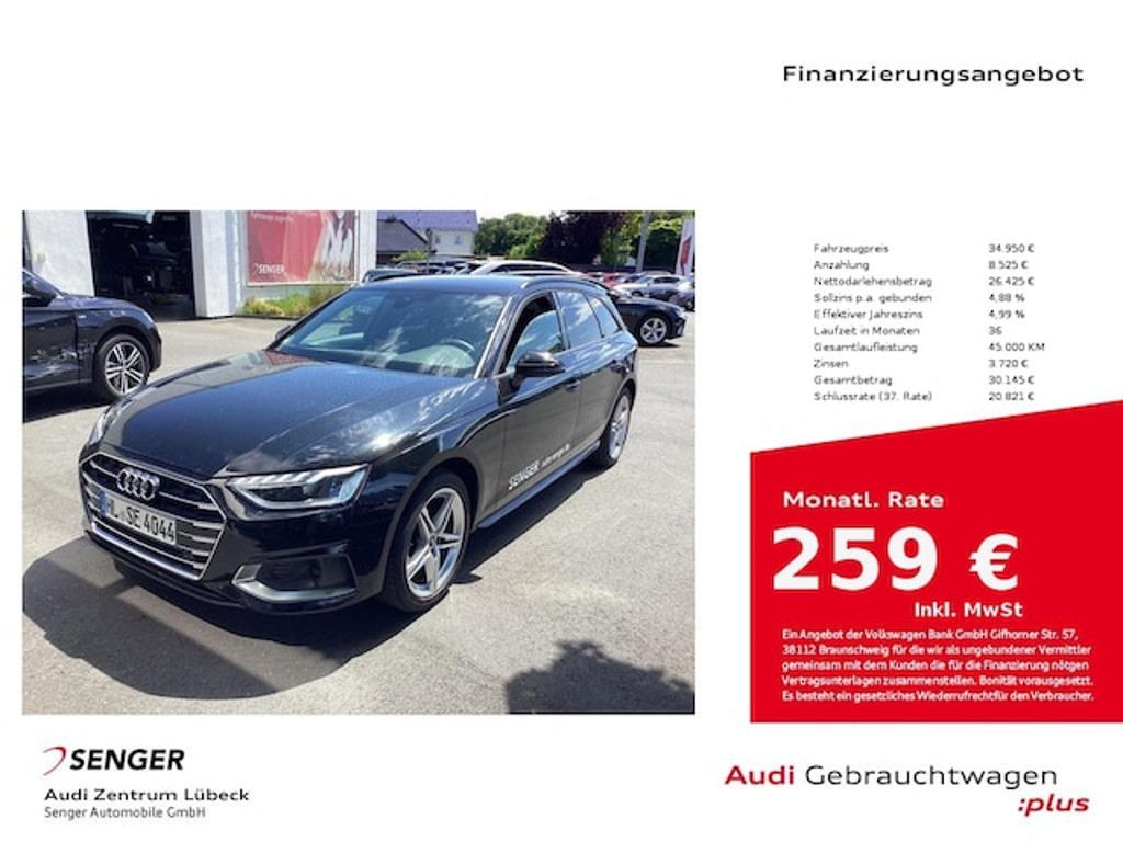 Audi A4 Avant S-Tronic 35 TDI