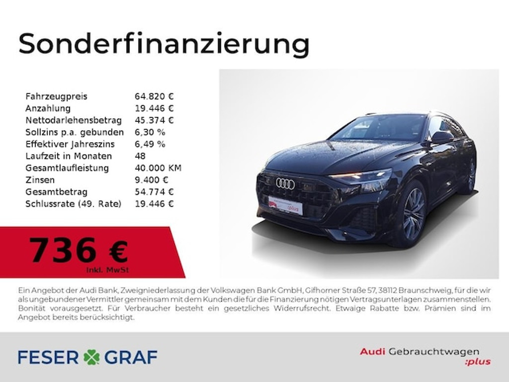 Audi Q8 Sportback Quattro 45 TDI