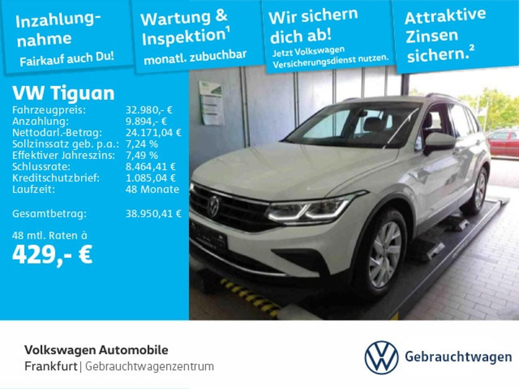 Volkswagen Tiguan 4Motion DSG Life 2.0 TSI