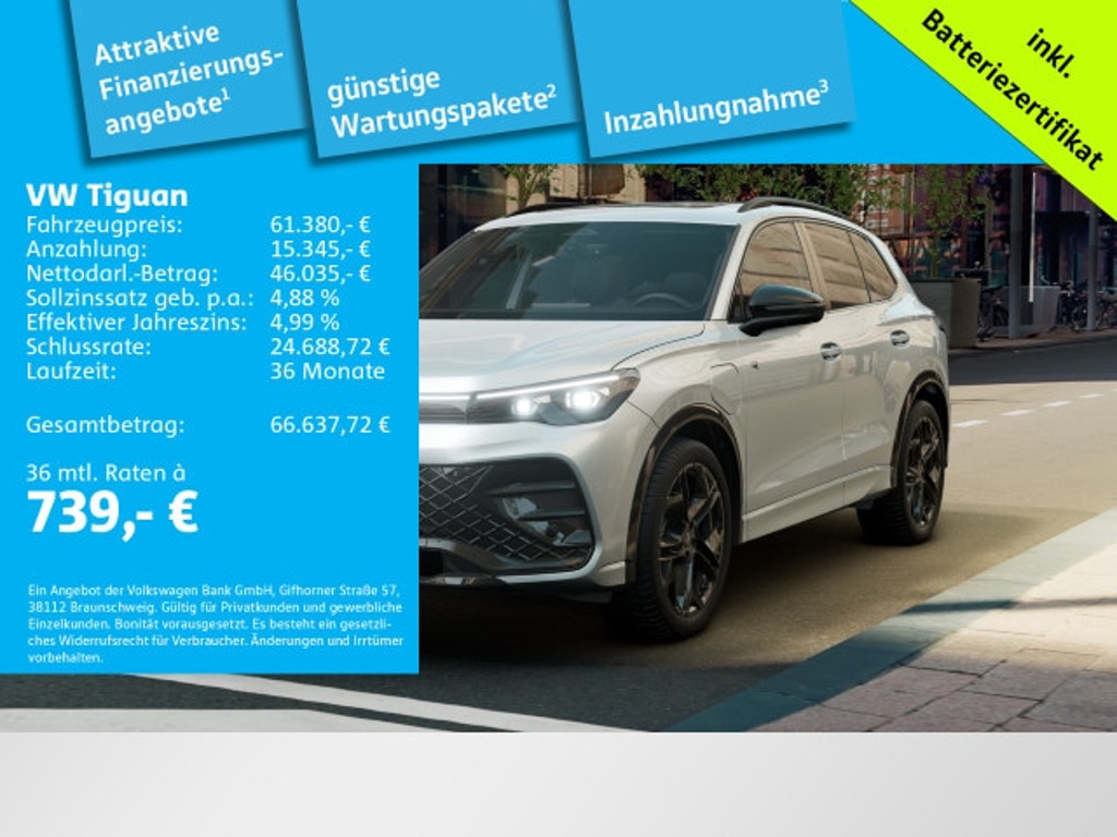 Volkswagen Tiguan R-Line eHybrid IQ.Drive