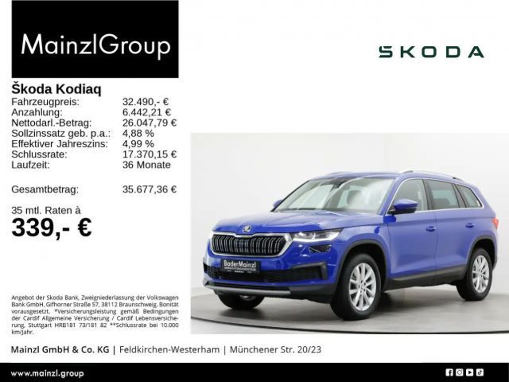 Skoda Kodiaq Style 4x4 2.0 TDI Style