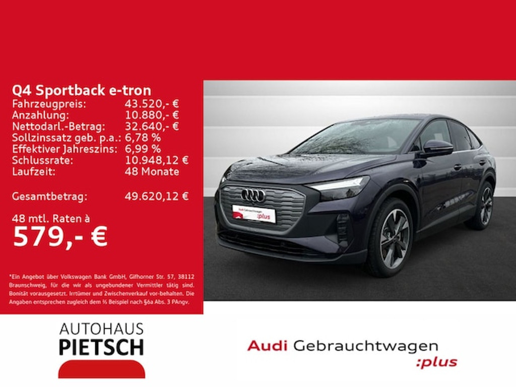 Audi Q4 e-tron Sportback