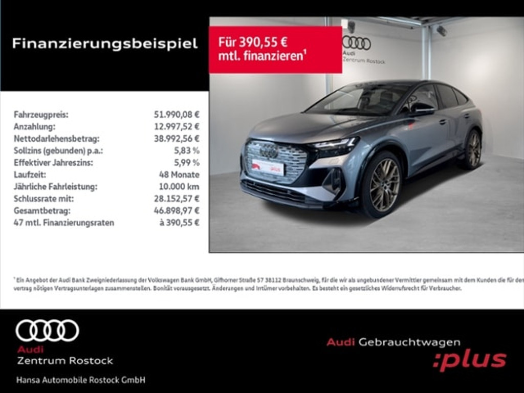 Audi Q4 e-tron Sportback Quattro 50