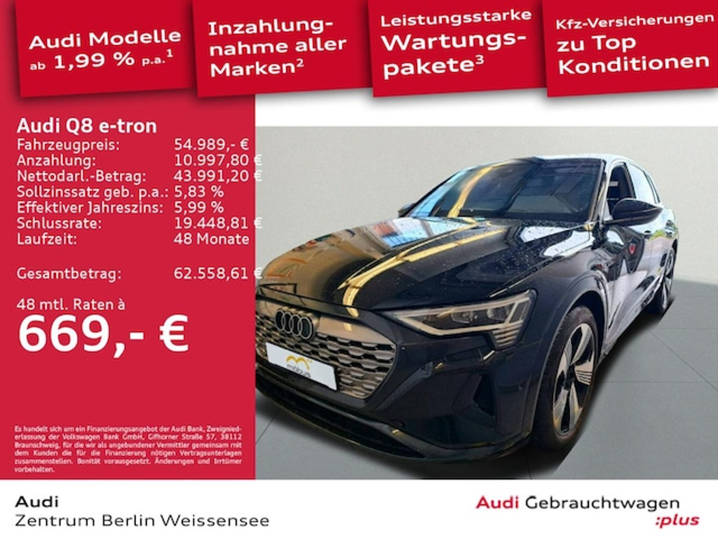 Audi Q8 e-tron Quattro 50