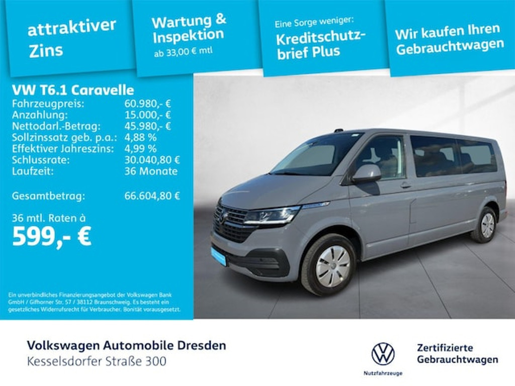 Volkswagen Caravelle Comfortline DSG 2.0 TDI Lang T6