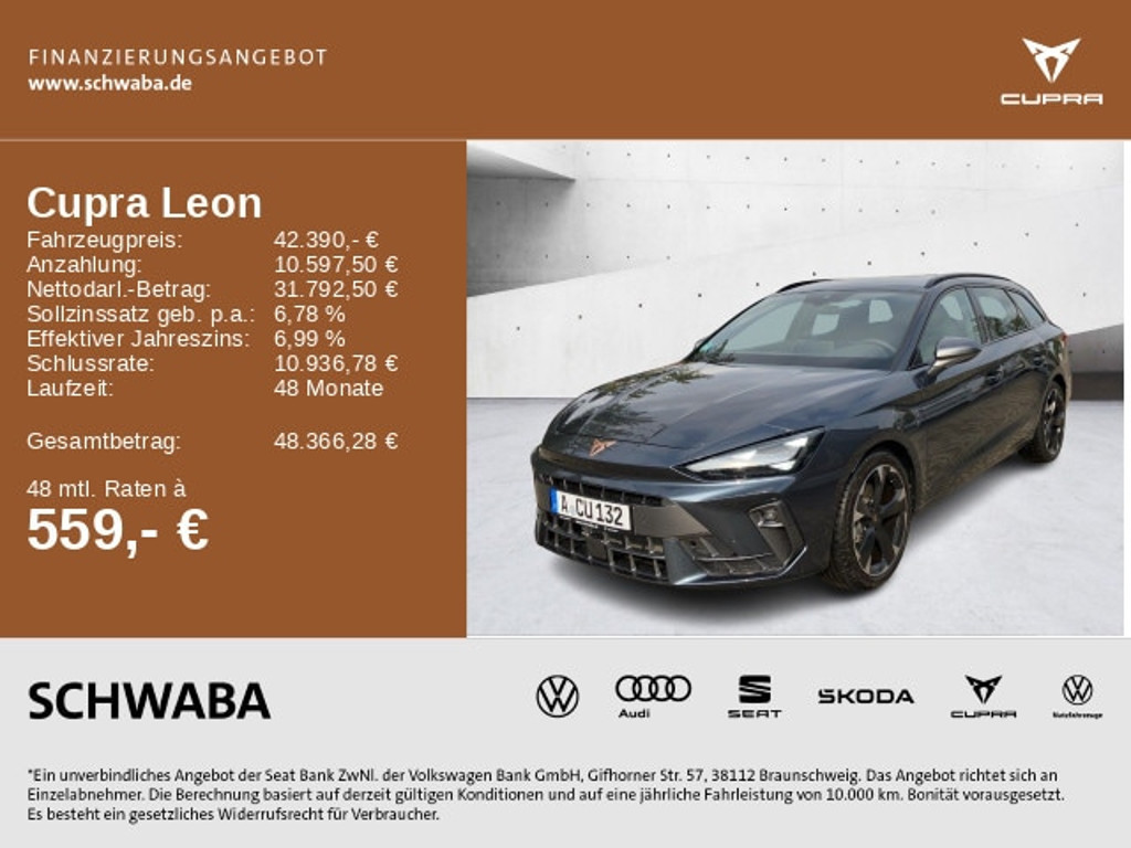 Cupra Leon Sportstourer 1.4 e-Hybrid DSG
