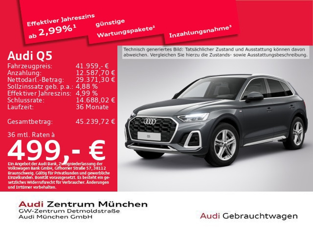 Audi Q5 Quattro S-Tronic 40 TDI