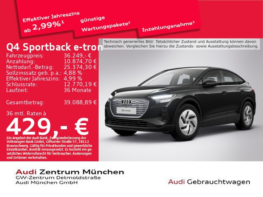 Audi Q4 e-tron Sportback 40