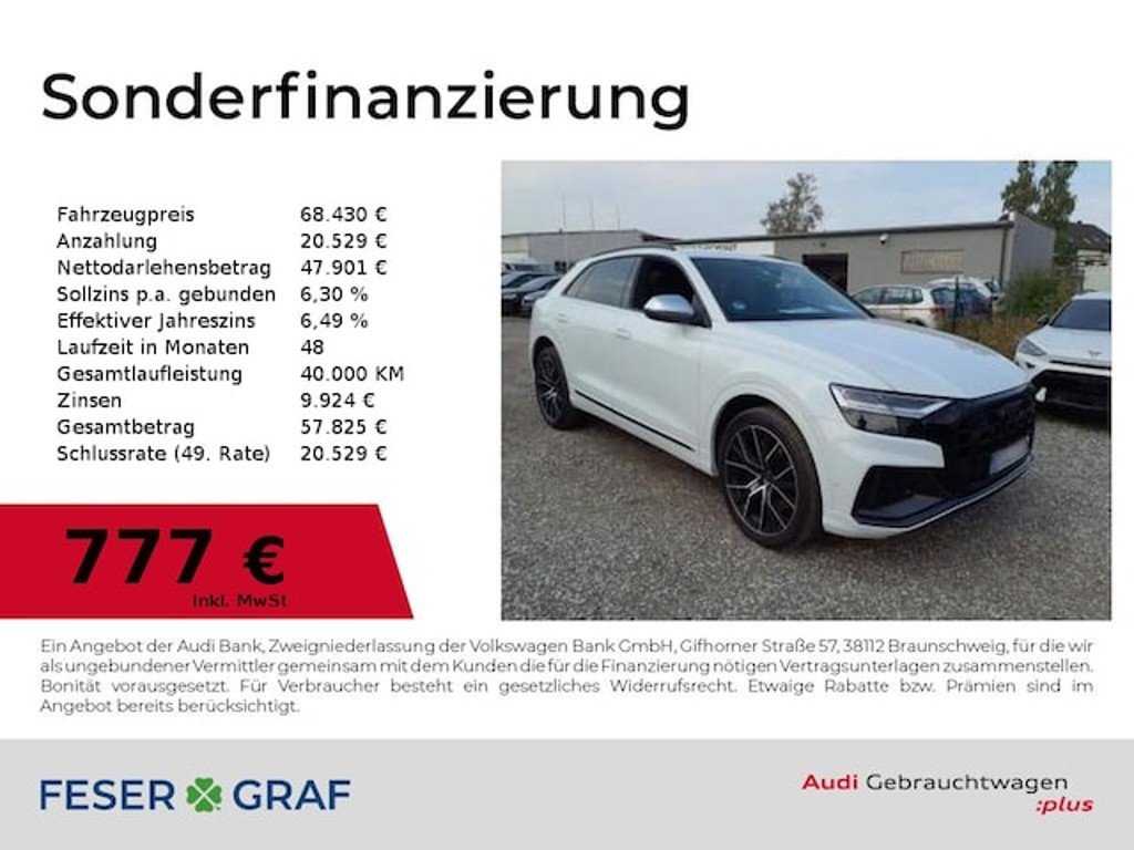 Audi SQ8 Sportback Quattro