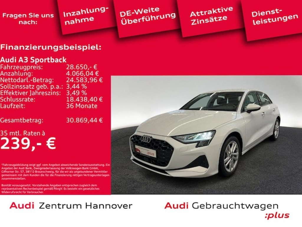 Audi A3 Sportback 30 TDI