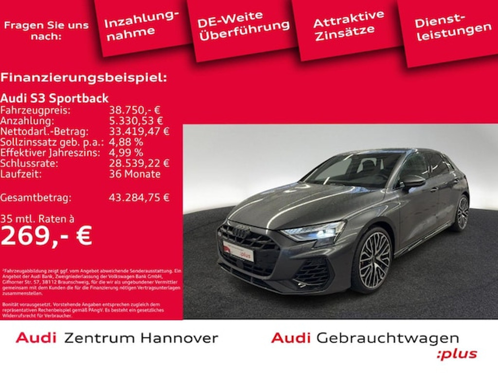 Audi S3 Sportback Quattro S-Tronic