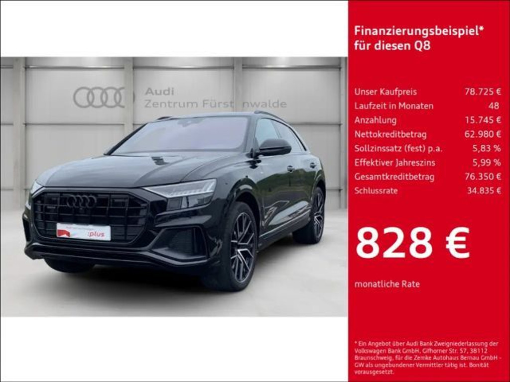 Audi Q8 Quattro S-Line 50 TDI