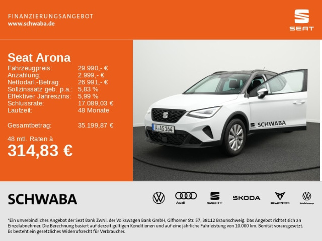 Seat Arona 1.0 TSI DSG