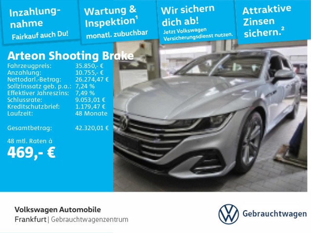 Volkswagen Arteon Shooting Brake DSG R-Line IQ.Drive 2.0 TDI