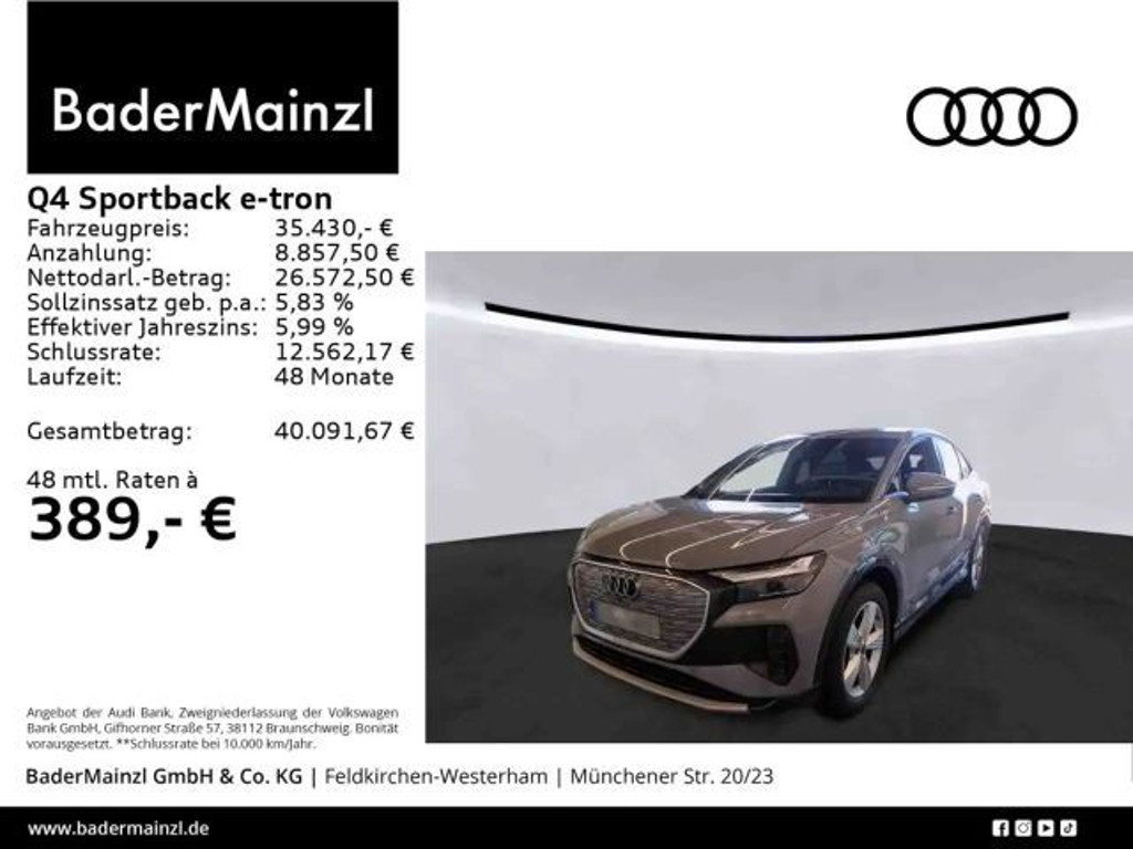 Audi Q4 e-tron Sportback 40