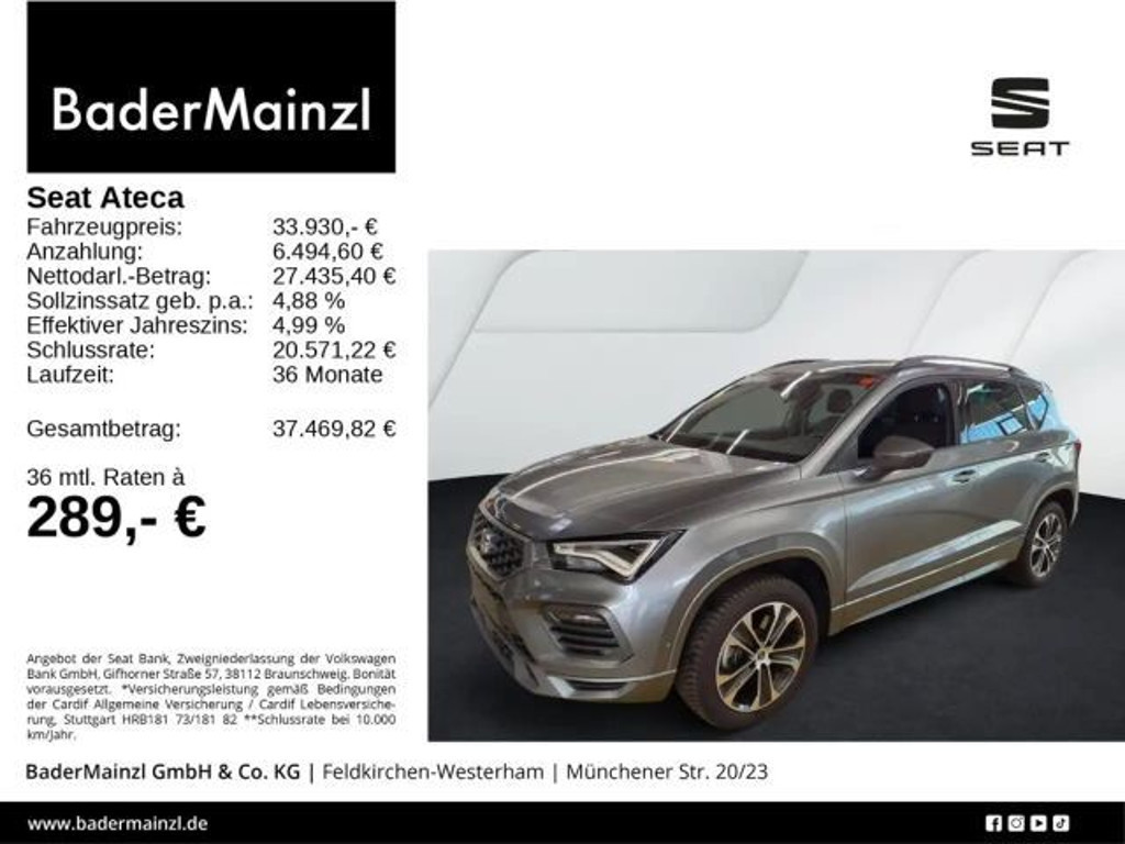 Seat Ateca 2.0 TDI FR-lijn DSG