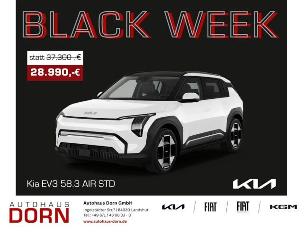 Kia EV3 58.3 kWh Air