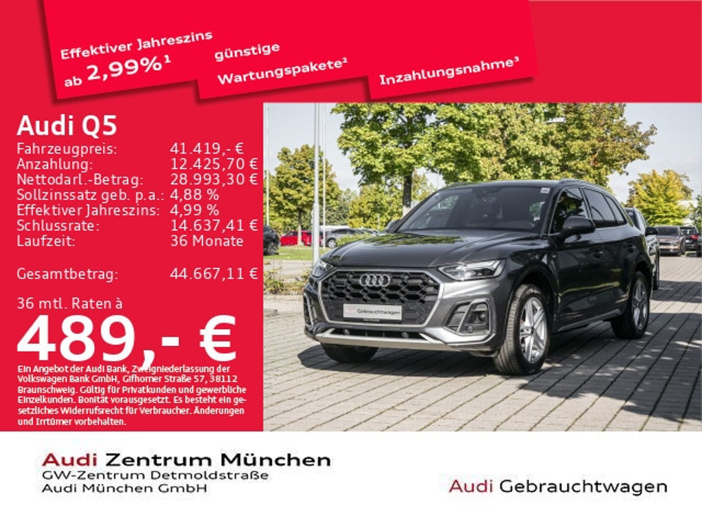 Audi Q5 Quattro S-Tronic 40 TDI