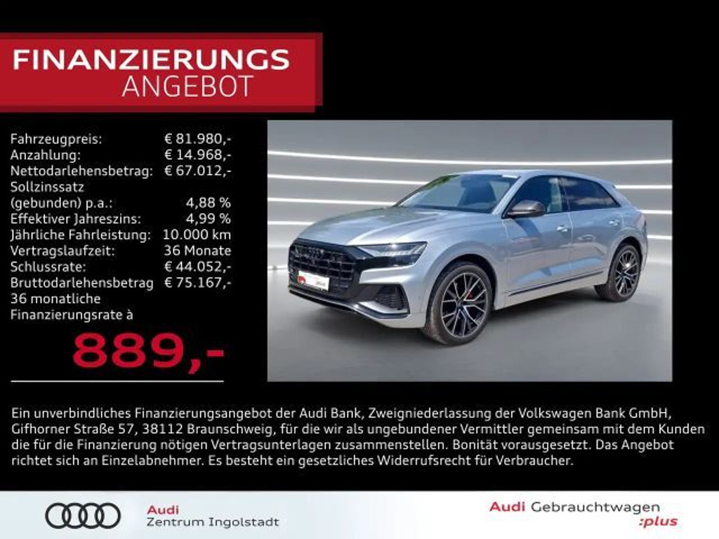 Audi Q8 Quattro S-Line 50 TDI