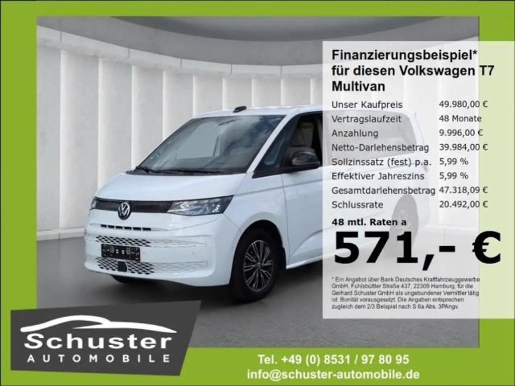 Volkswagen Multivan DSG 2.0 TSI Lang T7