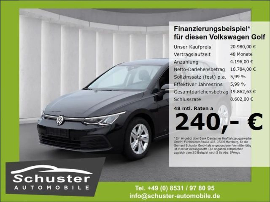 Volkswagen Golf Life Golf VIII 2.0 TDI