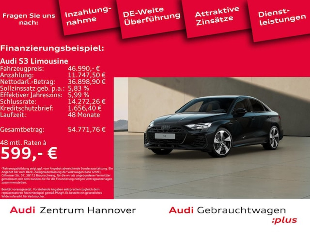 Audi S3 Sedan Quattro S-Tronic