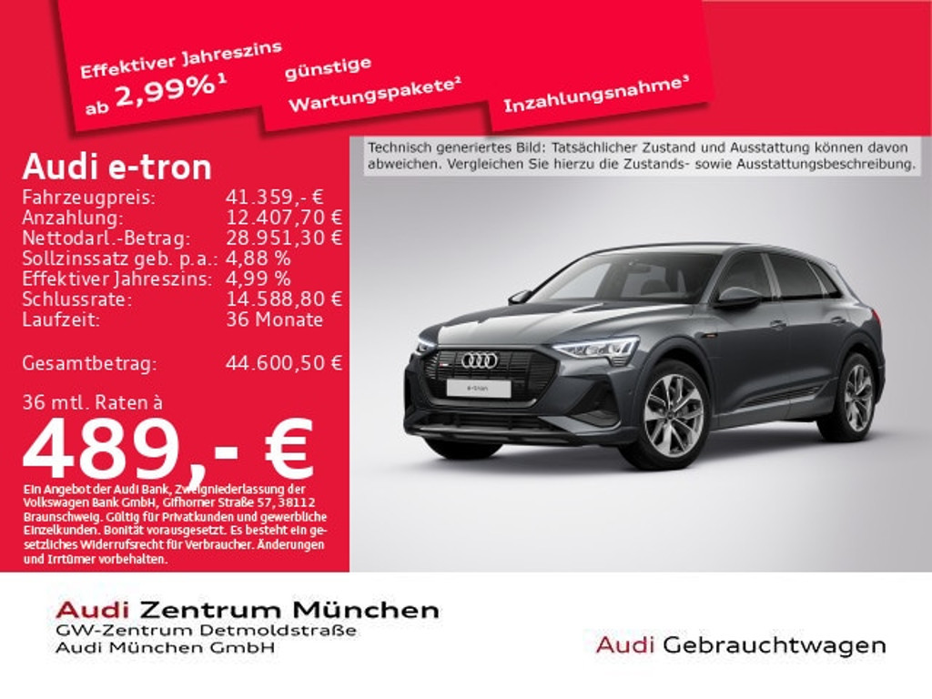 Audi e-tron Quattro S-Line 50