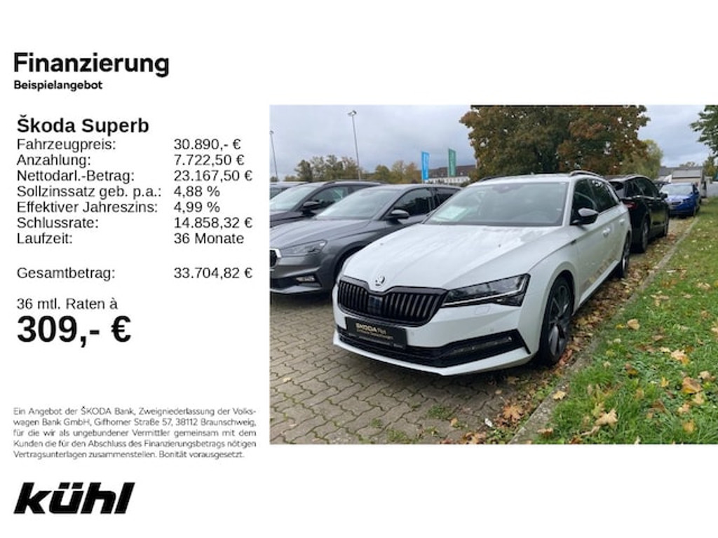 Skoda Superb Combi Sportline 1.5 TSI