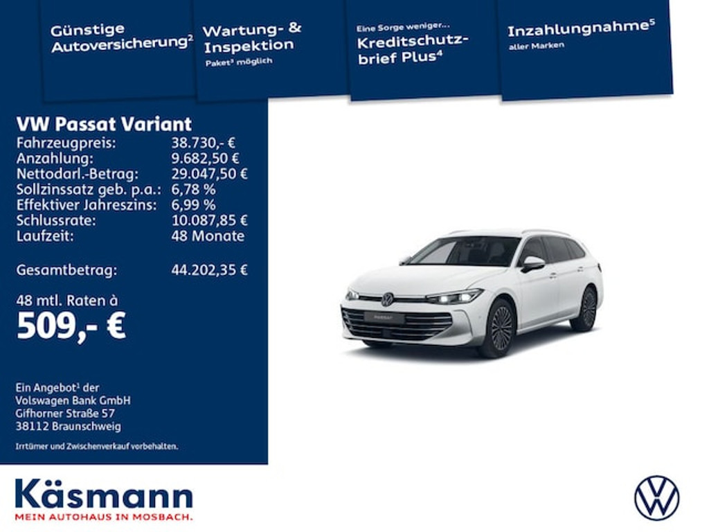 Volkswagen Passat Variant 2.0 TDI Elegance Elegance