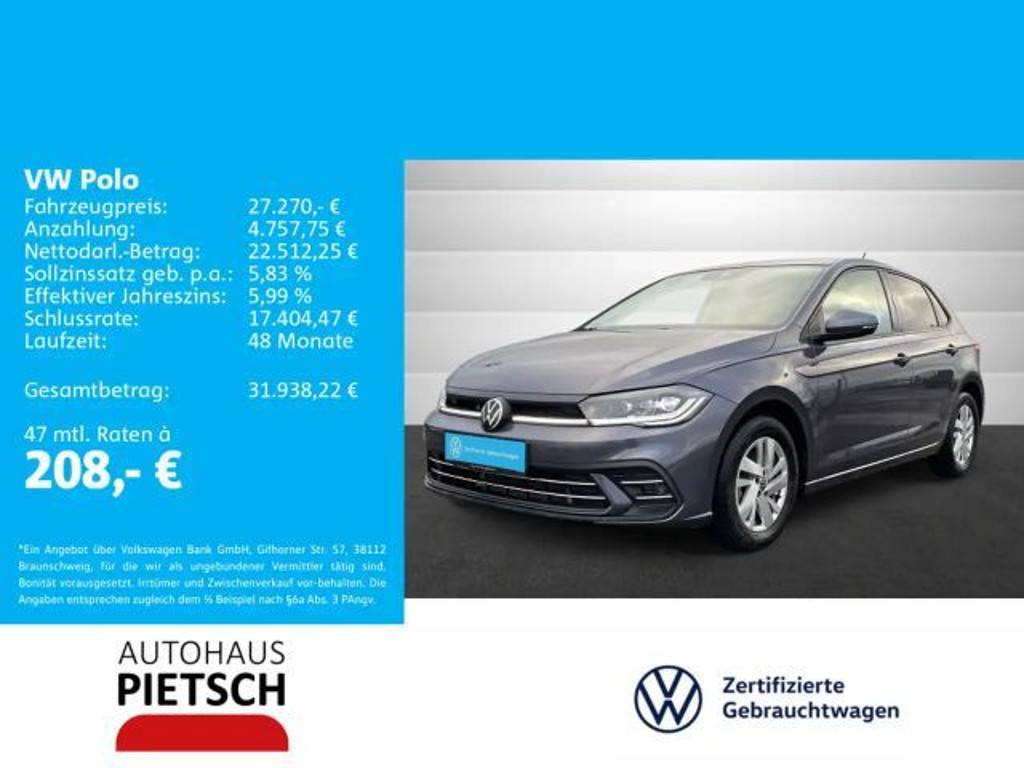 Volkswagen Polo DSG Style 1.0 TSI