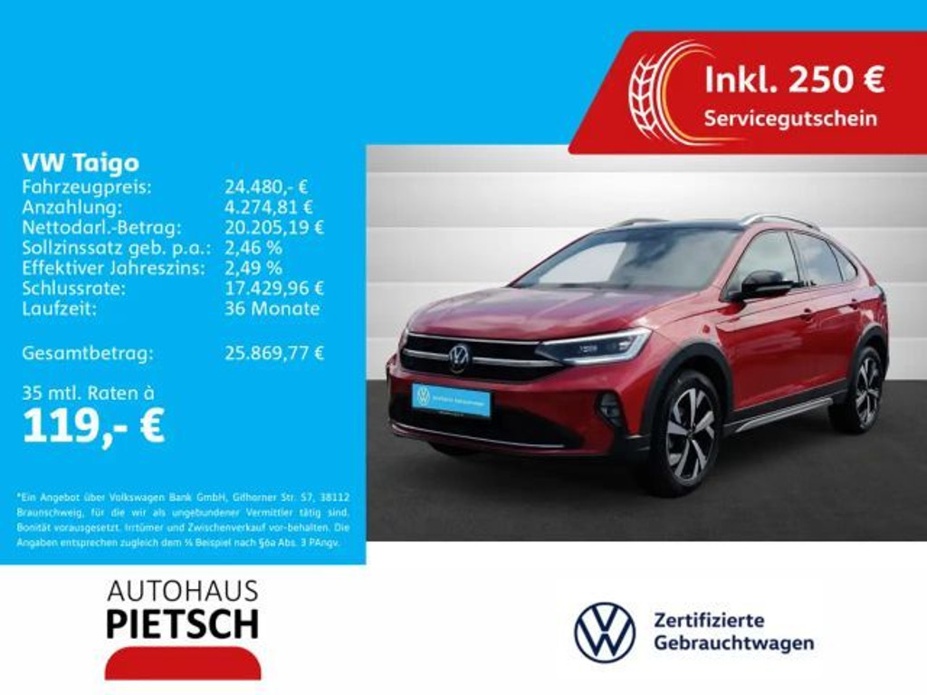 Volkswagen Taigo DSG 1.0 TSI IQ.Drive