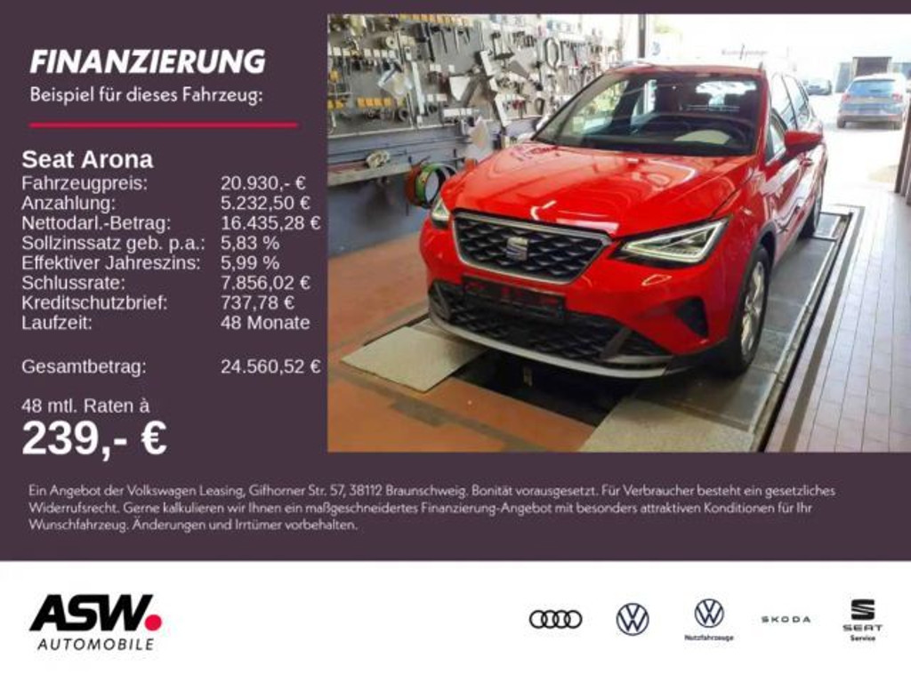 Seat Arona FR-lijn 1.0 TSI DSG