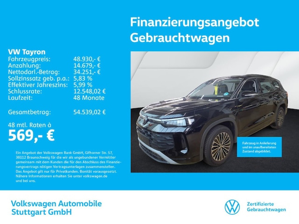 Volkswagen Tayron 4Motion 2.0 TDI