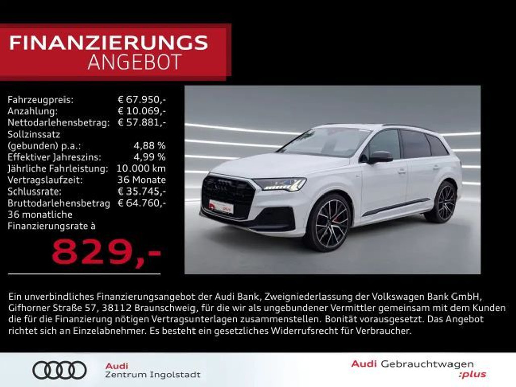 Audi Q7 Quattro Competition S-Line 50 TDI