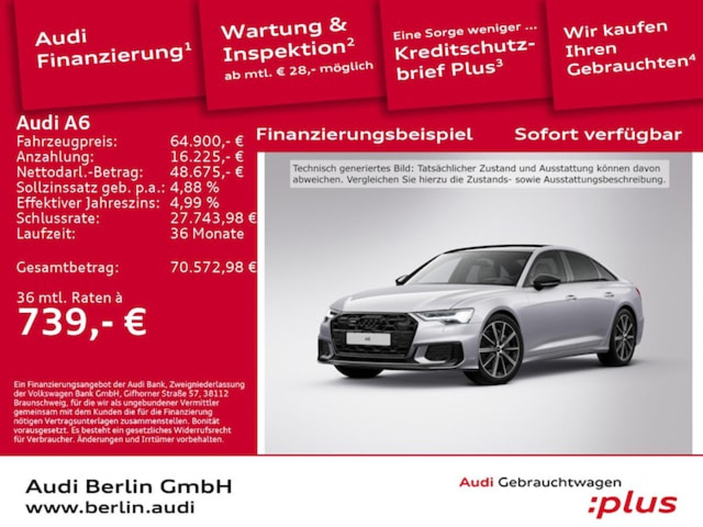 Audi A6 Sedan Quattro S-Line S-Tronic 55 TFSI