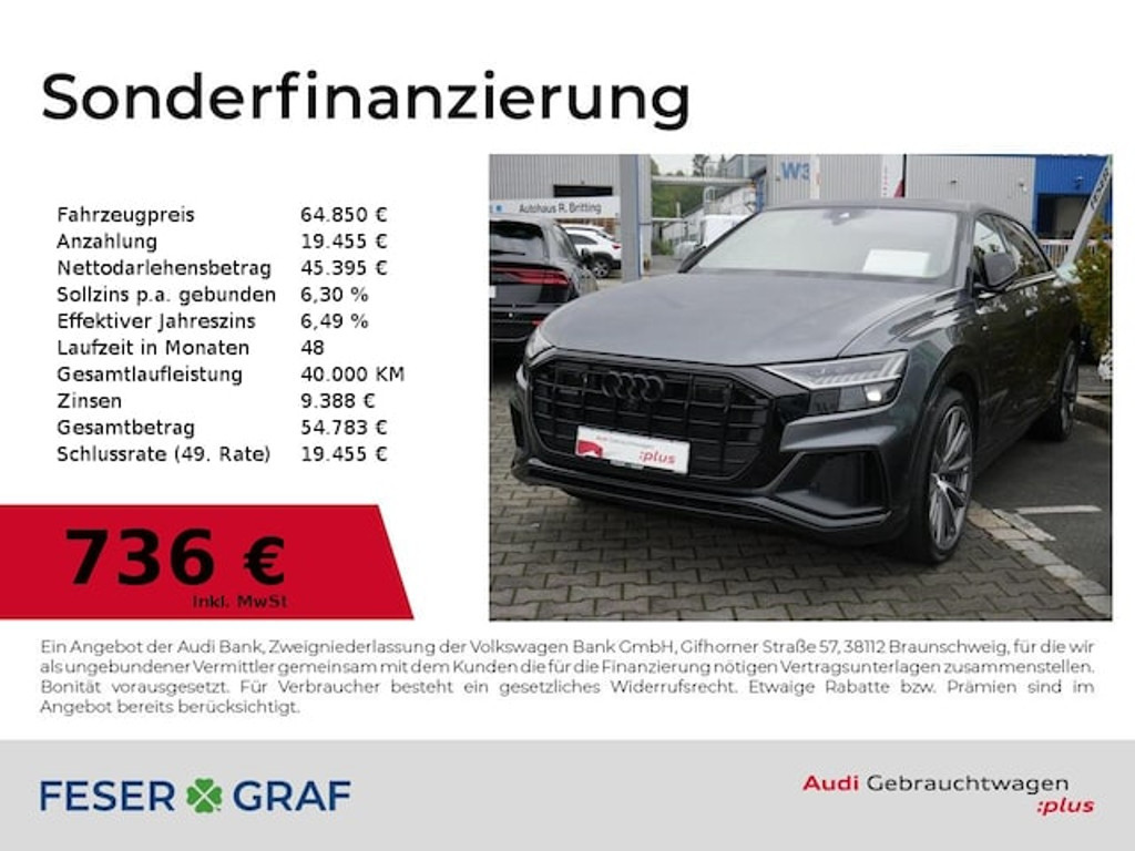 Audi Q8 Sportback Quattro 50 TDI