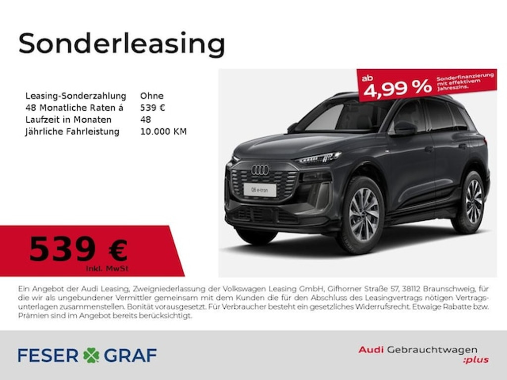 Audi Q6 e-tron SUV e-tron Audi Q6 SUV e-tron