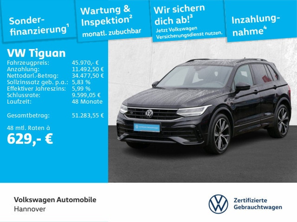Volkswagen Tiguan DSG R-Line 2.0 TDI