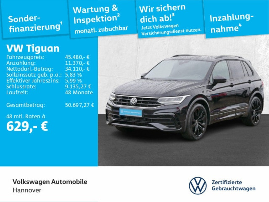 Volkswagen Tiguan DSG R-Line 2.0 TDI