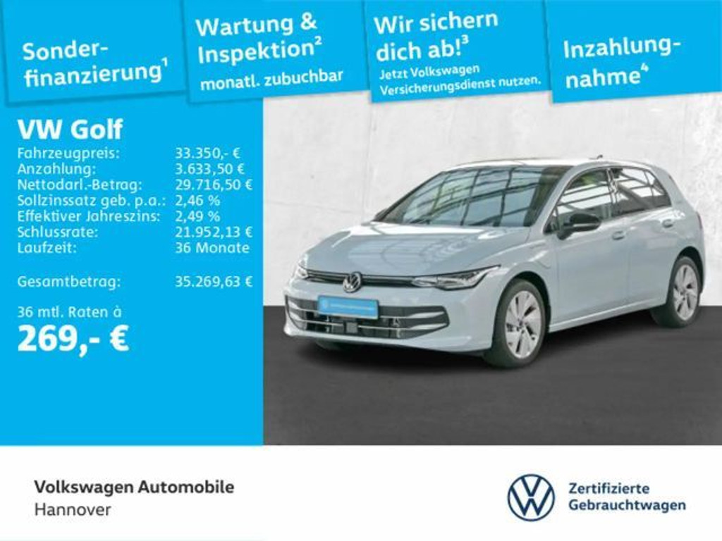 Volkswagen Golf DSG eHybrid Golf VIII 1.5 eTSI